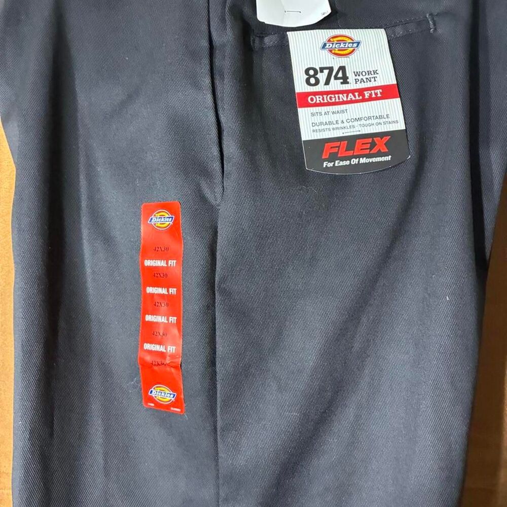 Dickies Men's Black and Navy Bottoms